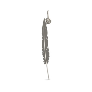 Feather Pen Charm