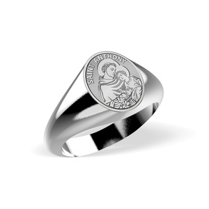 Saint Anthony Signet Ring  EXCLUSIVE 