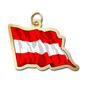 Austria Flag Charm