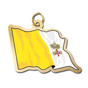 Vatican City Flag Charm