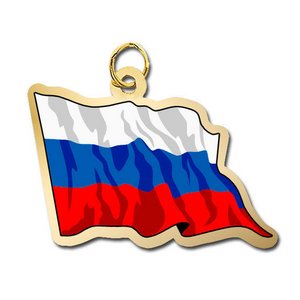 Russia Flag Charm