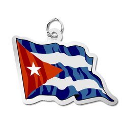 Cuba Flag Charm