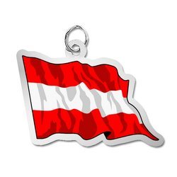 Austria Flag Charm