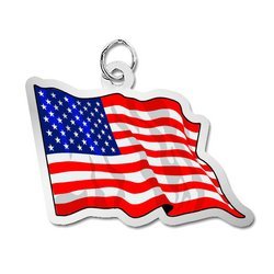 United States of America Flag Charm