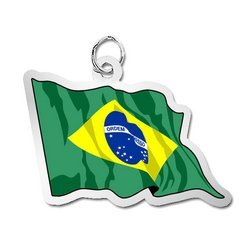 Brazil Flag Charm