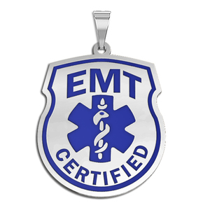 Certified EMT Badge Pendant