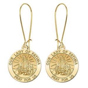 Our Lady of Fatima Earrings  EXCLUSIVE 