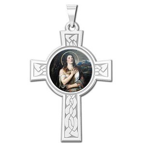 Saint Mary Magdalene Religious Medal   Color EXCLUSIVE 