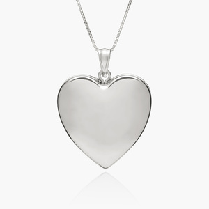 Build Your Own Sterling Silver 2 Picture Heart Locket