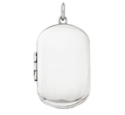 Build Your Own  2 Picture Dog Tag Locket