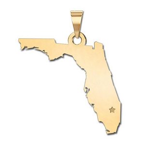 Personalized Florida Pendant or Charm