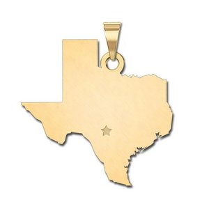 Personalized Texas Pendant or Charm