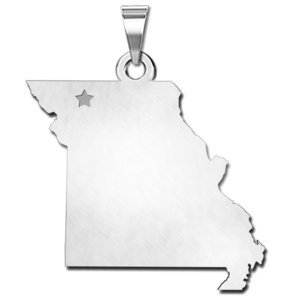 Personalized Missouri  Pendant or Charm