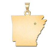 Personalized Arkansas Pendant or Charm