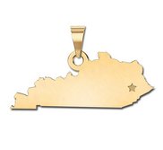 Personalized Kentucky Pendant or Charm