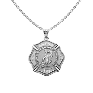 Customized Saint Florian Badge Religious Medal   EXCLUSIVE 
