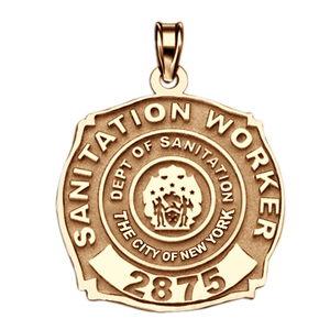Personalized Sanitation Worker Badge