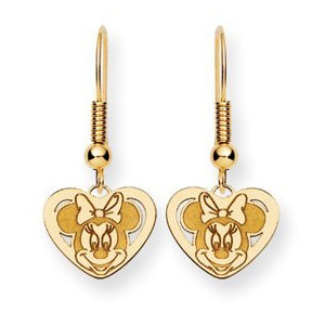 Disney Minnie Mouse Shepherd Hook Earrings