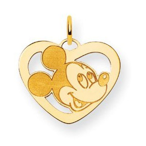 Disney Mickey Mouse Heart Charm