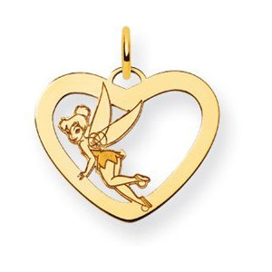 Disney Tinker Bell Heart Charm