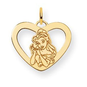 Disney Belle Heart Charm