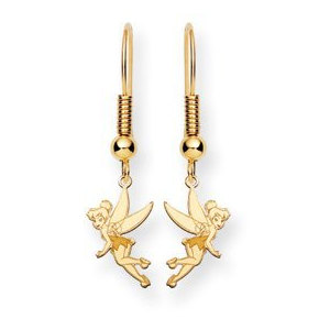 Disney Tinker Bell Shepherd Hook Earrings