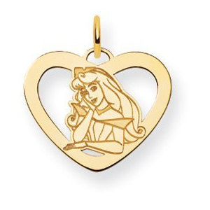 Disney Aurora Heart Charm