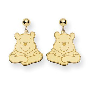 Disney Winnie the Pooh Dangle Post Earrings