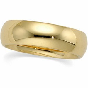 14k Yellow Gold 5mm Comfort Fit Wedding Band