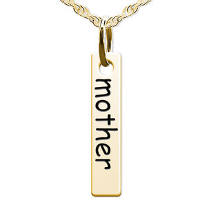 Mother Tall Tag Charm