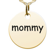 Mommy Round Disc Charm