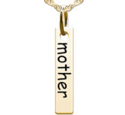 Mother Tall Tag Charm