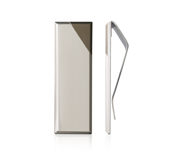 Engravable Equinox Iconic Faceted Money Clip With Cutaway Corner