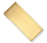 Engravable Gold Plated Stainless Steel Money Clip