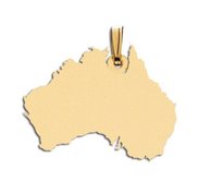 Australia Pendant or Charm
