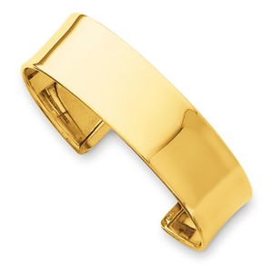 Custom Engraved 14k Gold Women s Bangle ID Bracelet